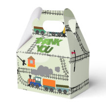 Railway Kids Trains & Tracks Favour Boxes
