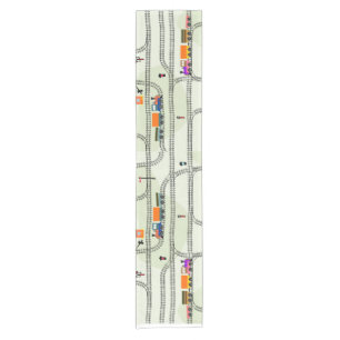 Railway Kids Trains & Tracks Short Table Runner