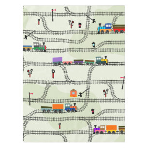 Railway Kids Trains & Tracks  Tablecloth