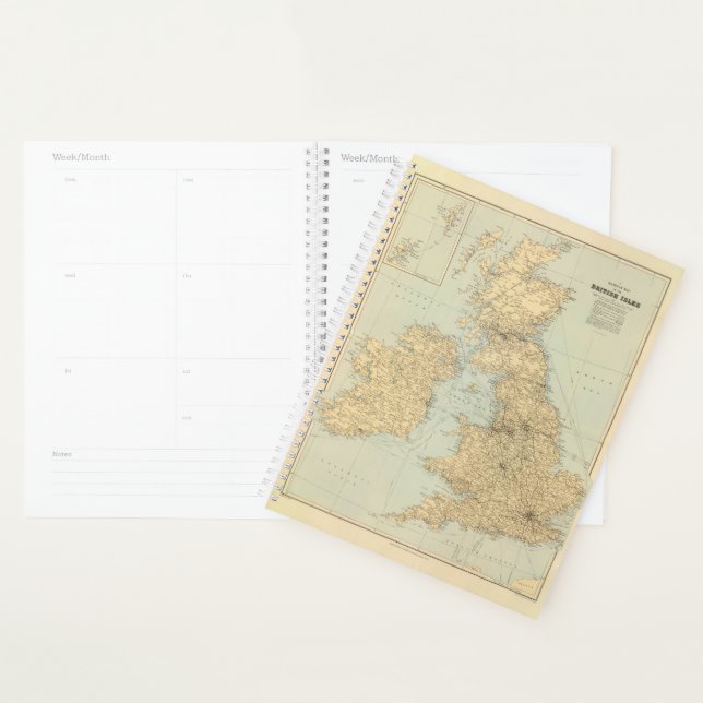 Railway map, British Isles Planner (Display)
