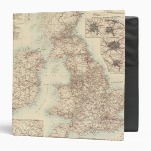 Railway Map of the British Isles Binder