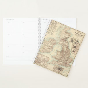 Railway Map of the British Isles Planner