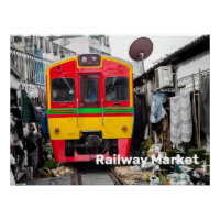 Railway Market Mae Klong Vintage Thailand Retro