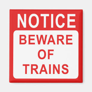 Railway Sign Magnet
