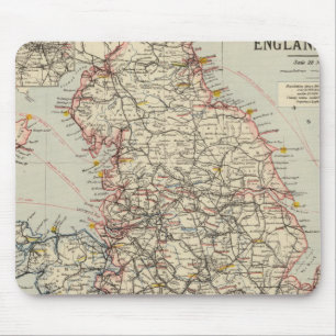 Railway, statistical England, Wales Mouse Pad