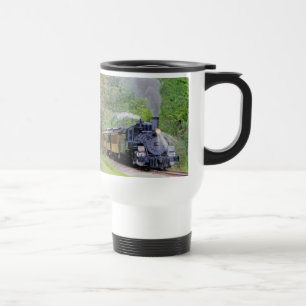Railway Steam Train for Trainspotters Art I Travel Mug