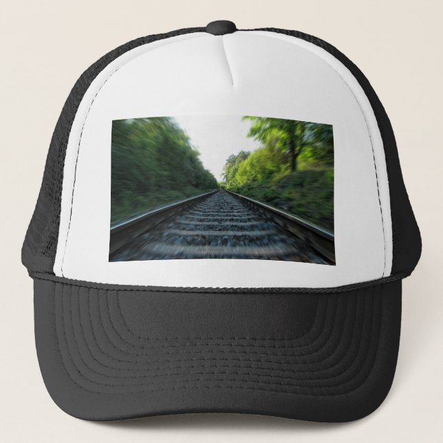 Railway Tracks Trucker Hat (Front)
