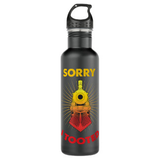 Railway Train Sorry I Tooted Train Driver Locomoti 710 Ml Water Bottle