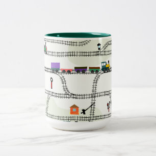 Railway Two-Tone Coffee Mug