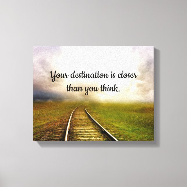 Railways of life canvas print (Front)