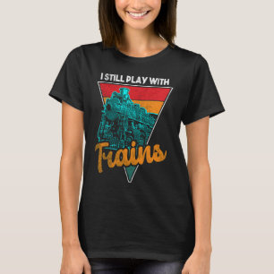 Railways Train Model Railroad Fan Railfan Love   2 T-Shirt