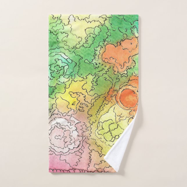 Raimnbow Maze Hand Towel (Hand Towel)
