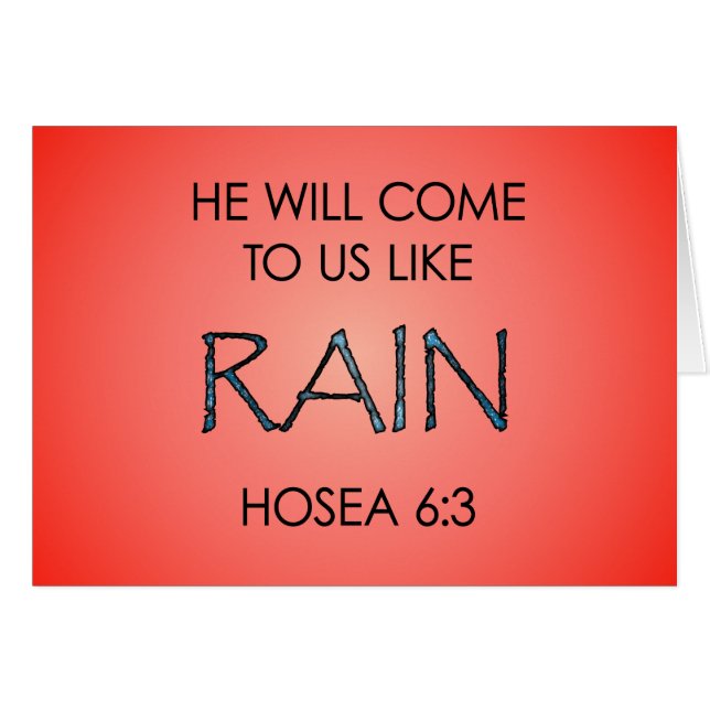 Rain (Front Horizontal)