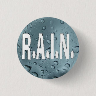 RAIN 1 INCH ROUND BUTTON