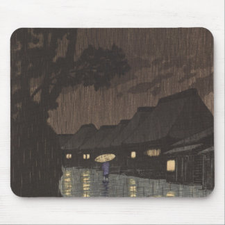Rain at Maekawa Mouse Pad
