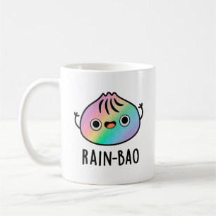 Rain-bao Funny Rainbow Dimsum Bao Pun Coffee Mug