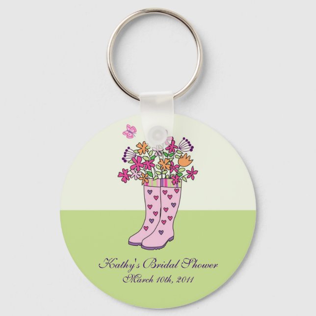 Rain Boots Keychain (Front)