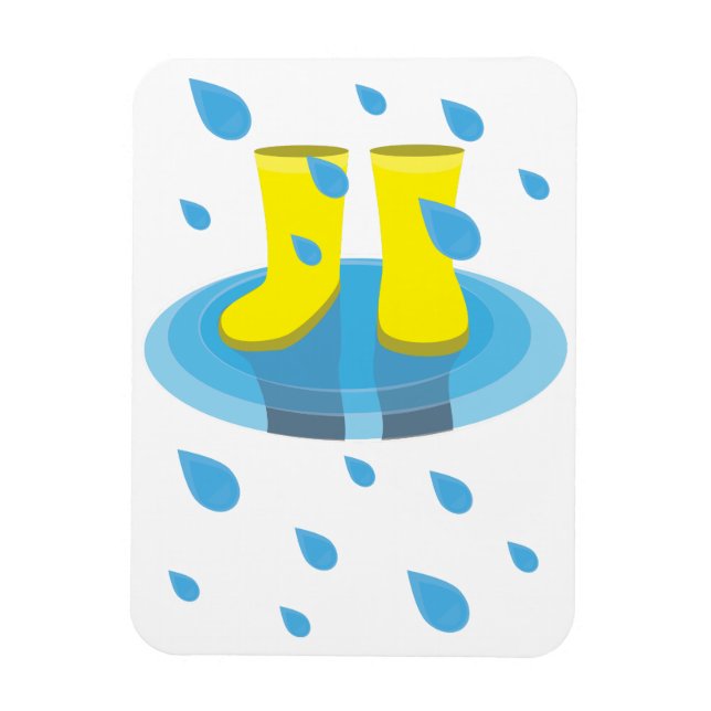 Rain Boots Magnet (Vertical)