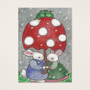 rain bunnies tiny valentine