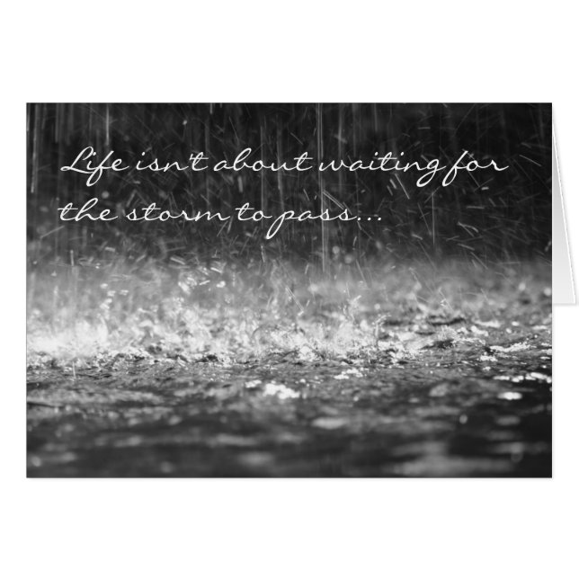 Rain Card (Front Horizontal)