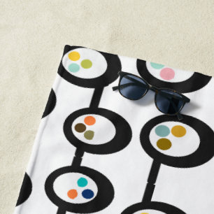 Rain Chains Beach Towel