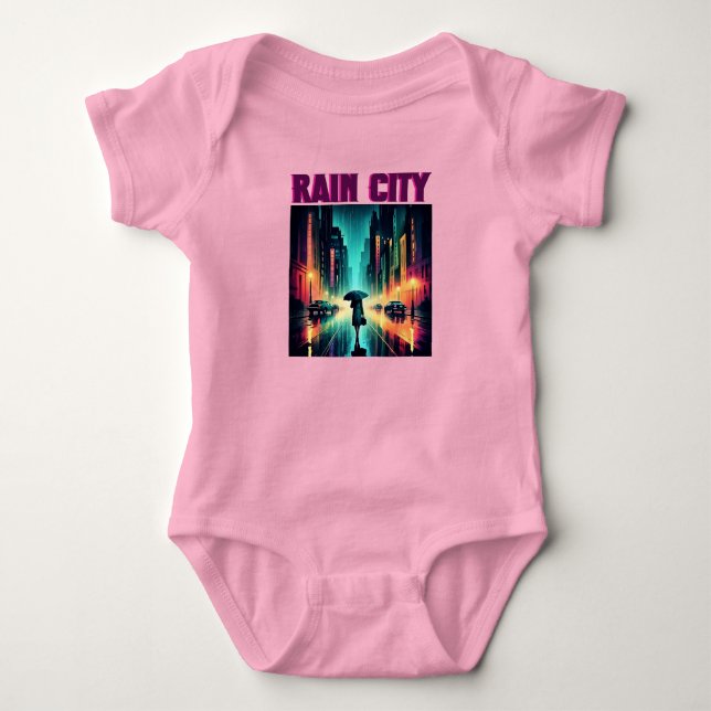 Rain City Baby Bodysuit (Front)