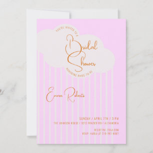 Rain Cloud Bridal Shower Invitation