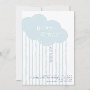 Rain Cloud Bridal Shower Invitation