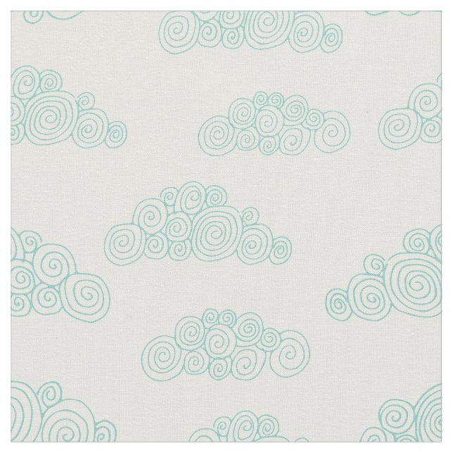 Rain Clouds Fabric (Close Up)