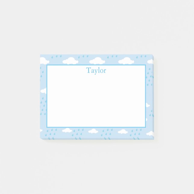 Rain Clouds Post-it Notes (Front)