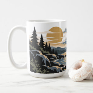 Rain Coming In   Modern Nature Mug