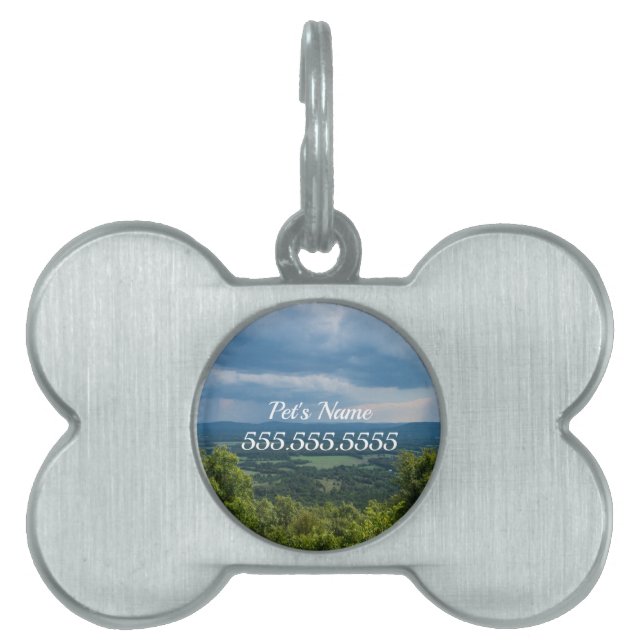 Rain Coming To Petit Jean Pet ID Tag (Front)