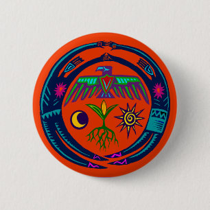 Rain Dance 2 Inch Round Button