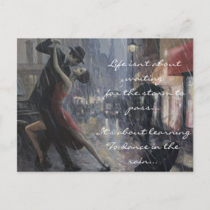 Rain Dance Postcard
