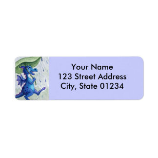 rain dragon return address labels