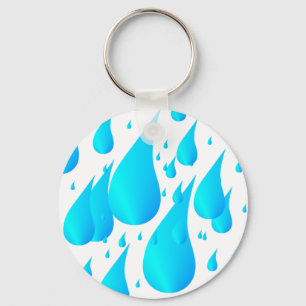 Rain Drops Keychain