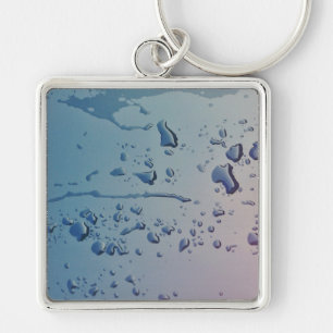Rain drops keychain