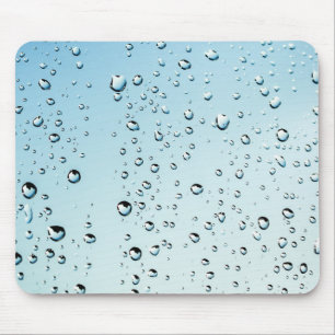 Rain drops mouse pad