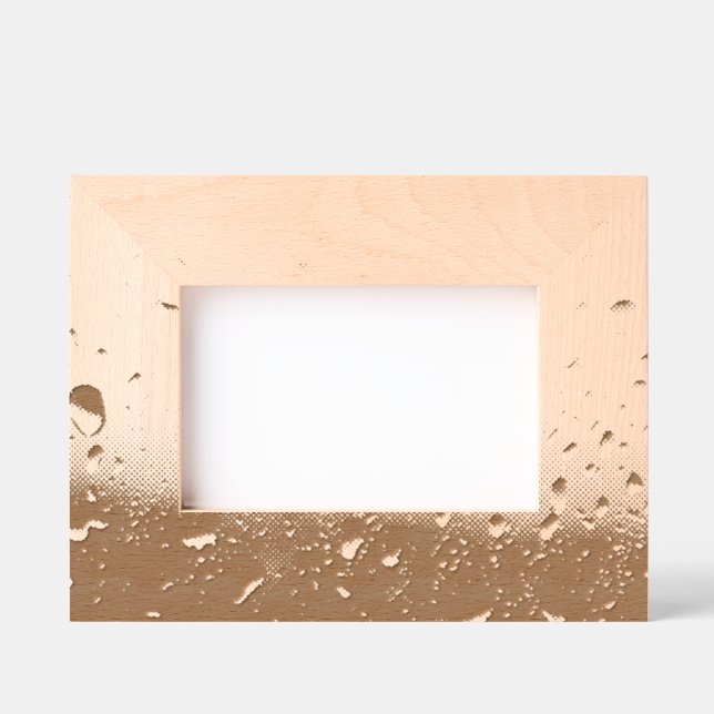 Rain drops on a window etched frames (Front)