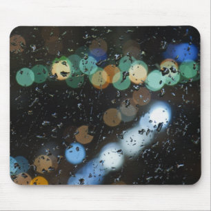 Rain drops on the window's glass mouse pad