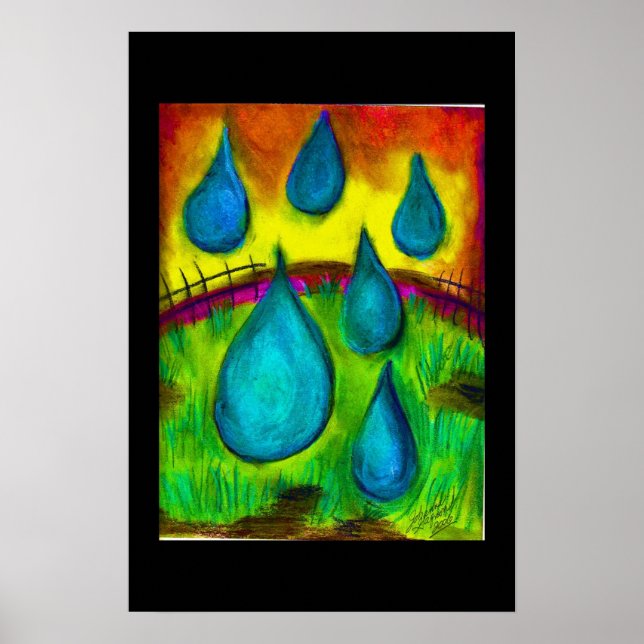 Rain Drops Poster (Front)