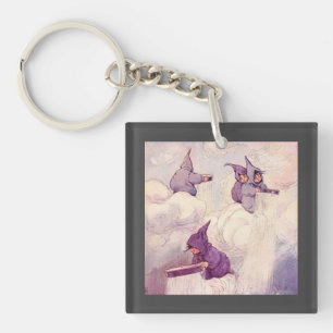 Rain Faeries Making Rain Keychain