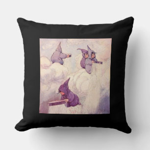 Rain Faeries Making Rain Throw Pillow