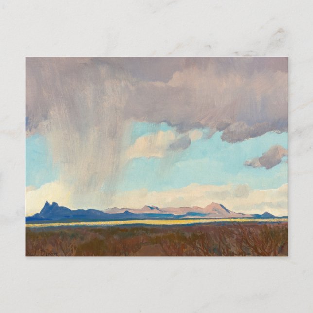 Rain for the Gulf by Maynard Dixon Postcard (Front)