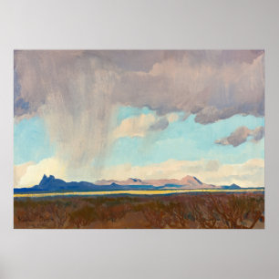 Rain for the Gulf by Maynard Dixon Poster