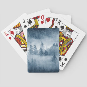 Rain Forest Clouds in the Pacific Northwest Playing Cards