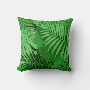 Rain Forest Design Throw Pillow