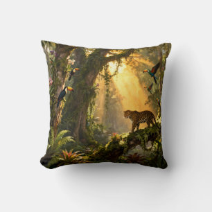 Rain Forest Throw Pillow