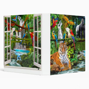 RAIN FOREST WILDLIFE BINDER