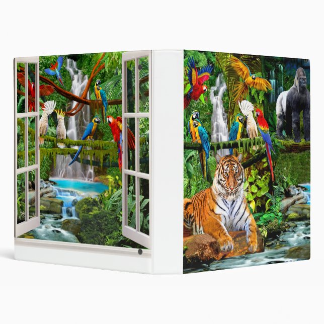RAIN FOREST WILDLIFE BINDER (Background)